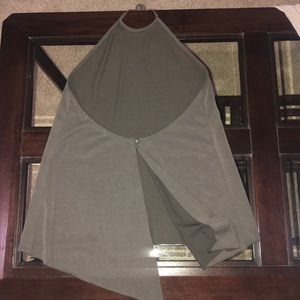 Grey/olive halter